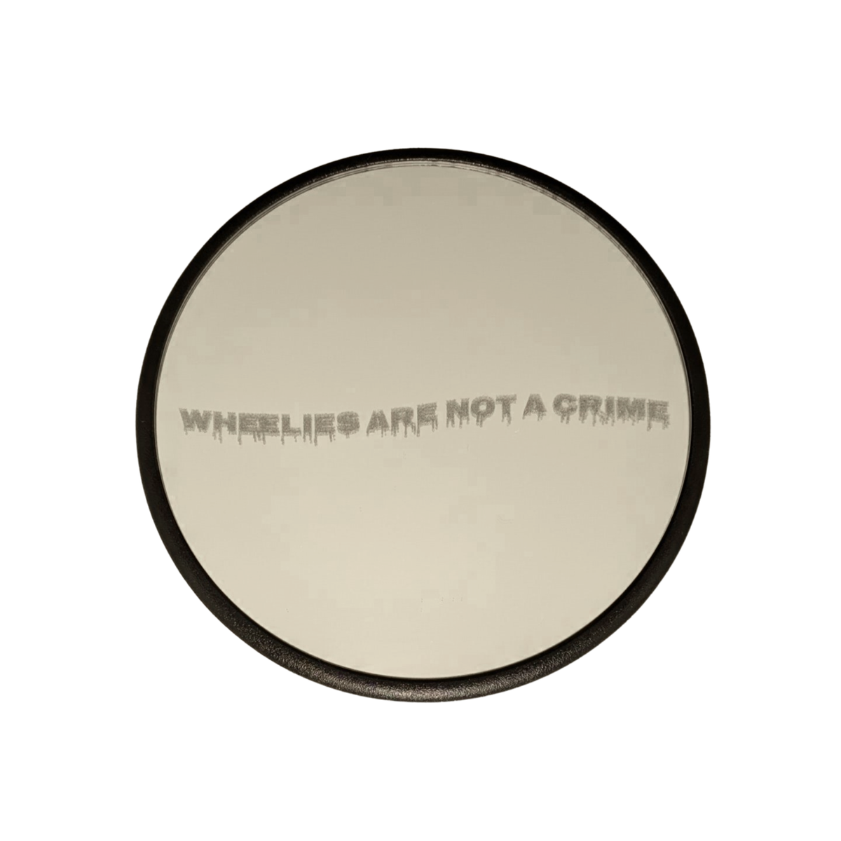Supermoto Spiegel - WHEELIES ARE NOT A CRIME